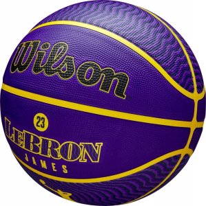 Wilson Wilson NBA Player Icon LeBron James Outdoor Ball WZ4027601XB Fioletowe 7 6