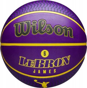 Wilson Wilson NBA Player Icon LeBron James Outdoor Ball WZ4027601XB Fioletowe 7 7