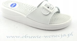 Mobilex Damskie klapki Scholl new massage BIALY 39 3