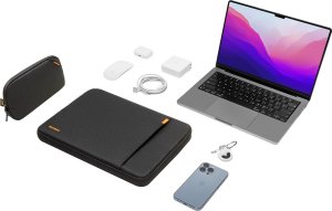 Etui Tomtoc tomtoc Sleeve Kit - 13" MacBook Pro / Air, Black 4