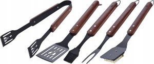 Laguiole Tradition Laguiole BBQ-Set Gummibaumholz 5tlg. 1