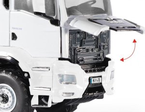 Wiking MAN TGS 18.510 4x4 BL 2-axle tractor, model vehicle (white) 11