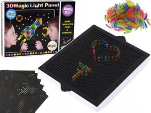 LeanToys Magiczna Tablica Układanka 3D 276 Elementów Podświetlana 1