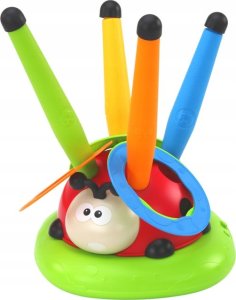 LeanToys Biedronka 3w1 Zabawka Sportowa Skakanka Rzut do Celu Wyrzutnia 2