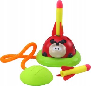 LeanToys Biedronka 3w1 Zabawka Sportowa Skakanka Rzut do Celu Wyrzutnia 3