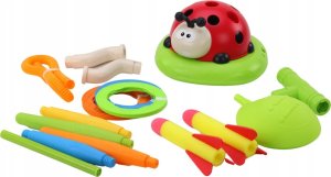 LeanToys Biedronka 3w1 Zabawka Sportowa Skakanka Rzut do Celu Wyrzutnia 5