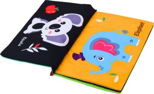 LeanToys Dwustronna Mata Składana Z Lustrem Gryzaki Szeleszcząca Książeczka 2