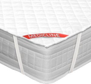 AIO Nakładka, ochraniacz na materac wodoodporna pikowana ultradźwiękowo 160x200cm Medicline 2