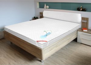 AIO Nakładka, ochraniacz na materac wodoodporna pikowana ultradźwiękowo 160x200cm Medicline 4