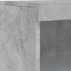 vidaXL Szafki z oświetleniem LED, 3 szt., szarość betonu 11