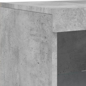 vidaXL Szafki z oświetleniem LED, 3 szt., szarość betonu 12