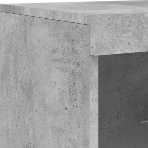 vidaXL Szafki z oświetleniem LED, 3 szt., szarość betonu 11