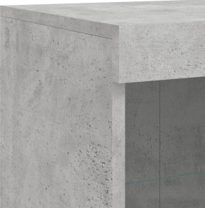 vidaXL Szafki z oświetleniem LED, 3 szt., szarość betonu 12