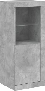 vidaXL Szafki z oświetleniem LED, 3 szt., szarość betonu 7