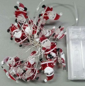 Lampki choinkowe ATL DA69 Lampki swiąteczne mikołaj 6