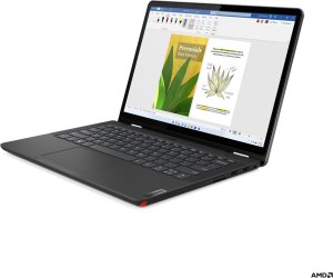 Laptop Lenovo Lenovo 13w Yoga Gen 2 82YR - Flip-Design - AMD Ryzen 5 7530U / 2 GHz - Win 11 Pro - Radeon Graphics - 16 GB RAM - 512 GB SSD TCG Opal Encryption 2, NVMe - 33.8 cm (13.3") IPS Touchscreen 1920 x 1200 - Wi-Fi 6 - Thunder Black - kbd: Deutsch 2