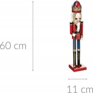 Atmosphera Figurka dziadek do orzechów, drewno, 60 cm 3