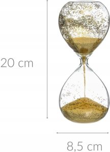 Atmosphera Ozdobna klepsydra z brokatem, 20 cm 2