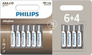 Philips Philips LR03A10BP/10, Single-use battery, AAA, Alkaline, 1.5 V, 10 pc(s), 5 year(s) 1