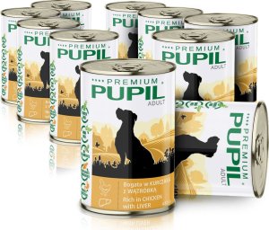 Pupil Premium Karma mokra dla psa PUPIL Premium bogata w kurczaka z wątróbką 10 x 415 g 1