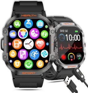 Smartwatch Wenom Smartwatch Zegarek Damski Męski Sportowy smart watch w Języku Polskim 1