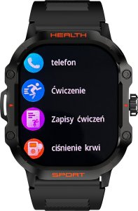 Smartwatch Wenom Smartwatch Zegarek Damski Męski Sportowy smart watch w Języku Polskim 2
