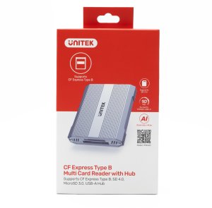 Czytnik Unitek Unitek Czytnik kart pamięci CF Express, SD/microSD, USBA 10 Gbs + HUB 8