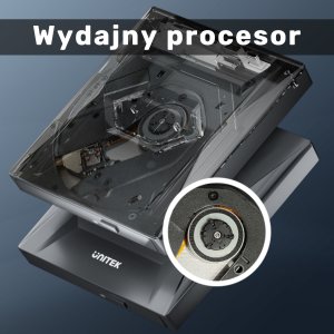 Odtwarzacz DVD Unitek Nagrywarka zewnętrzna DVD/CD, Hub USB 5Gbps, czytnik kart SD 12
