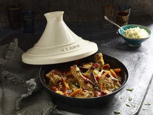STAUB Staub Tajine 20cm round, cream cast iron, Tagine specialities 3