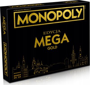 Winning Moves Gra Monopoly Mega Gold 1