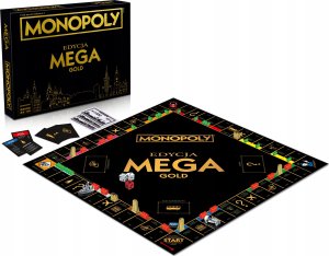 Winning Moves Gra Monopoly Mega Gold 3