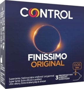 Alkotest CONTROL_Finissimo Original cienkie prezerwatywy 3szt 1