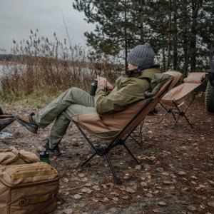 Offlander OFFLANDER DUŻE KRZESŁO TURYSTYCZNE KEMPINGOWE SKŁADANE 5