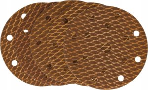Dedra Tarczki ścierne Anti-clogg 180mm, #180, rzep, zestaw 5szt 2