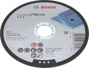 Bosch BOSCH TARCZA MET.125mm x 1,0mm x 22mm STANDARD FOR METAL WIADERKO 6