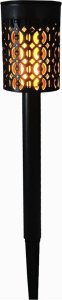 Saska Garden Lampa solarna pochodnia efekt ogień płomień 5.5x36cm 6 led 3