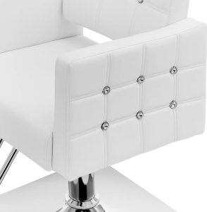 Physa Fotel fryzjerski barberski kosmetyczny z podnóżkiem Physa COTTAM - biały Fotel fryzjerski barberski kosmetyczny z podnóżkiem Physa COTTAM - biały 5