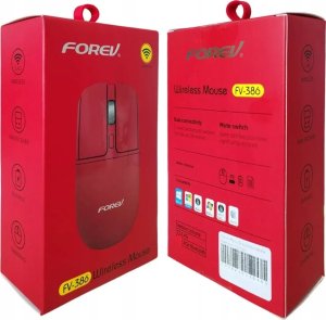 Mysz . FOREV MYSZ BEZPRZEWODOWA BUSSINES CZERWONA FV-386 4