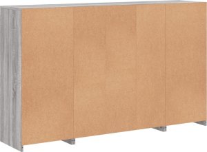 vidaXL Szafki z oświetleniem LED, 3 szt., szary dąb sonoma 10