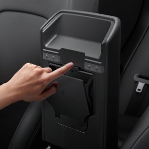 Spigen Spigen Tesla Center Console Organizer Hidden Storage Box, black - Tesla Model 3 (2024) 11