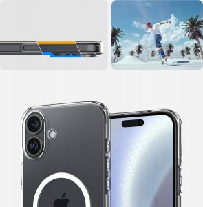 Spigen Spigen Crystal Flex MagSafe, crystal clear - iPhone 16 10