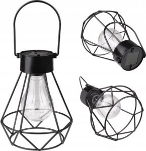 Kinkiet ProGarden Ogrodowa wisząca lampa LED - lampion solarny 1