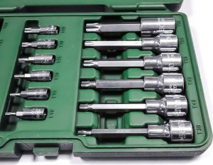 Sourcing SATA TORX SOCKETS 18 pcs. SHANK 1/4" 1/2" 4