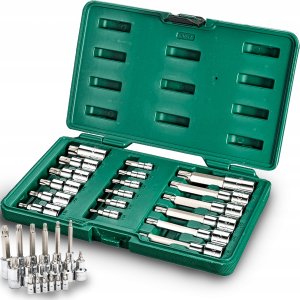 Sourcing SATA TORX SOCKETS 18 pcs. SHANK 1/4" 1/2" 5