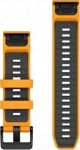 Garmin Garmin Ersatzarmband QuickFit 22mm Silikon Orange/Graphit 2