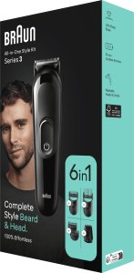 Trymer Procter & Gamble Braun MGK3410 - Schwarz - 1 mm - 2,1 cm - Universal - Akku - 50 min (MGK3410) 3