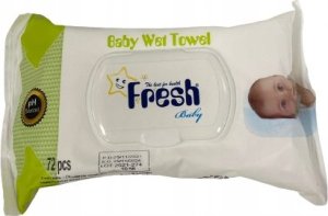 Fresh Baby Chusteczki nawilżane Fresh Baby 72 szt. 1