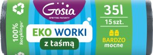Gosia Worki na śmieci z taśmą Gosia 35l 1