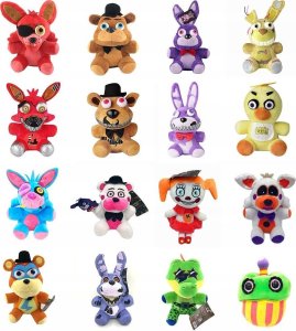 Plush Maskotka Pluszowa Five Nights At Freedy's Fnaf Bonnie Chica Pluszak 18 Cm 6