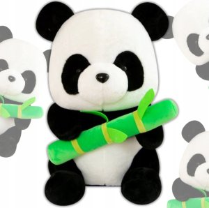 Plush Maskotka Pluszowa Pluszak Panda Z Bambusem Koala Duża Przytulanka 30 Cm 1